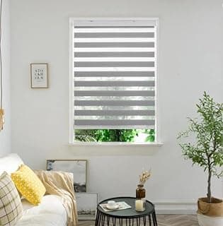 Persiana Double Vision Sunny 2,20Larg X 2,20Alt Cinza