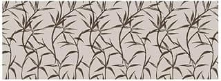Tapete antiderrapante tropical de bambu marrom 43cm x 65cm