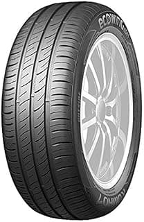 Pneu Kumho Ecowing ES01 KH27 185/55R15 82H montado em roda prateada