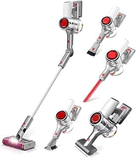 Aspirador de pó vertical sem fio Redroad V17 com vários acessórios