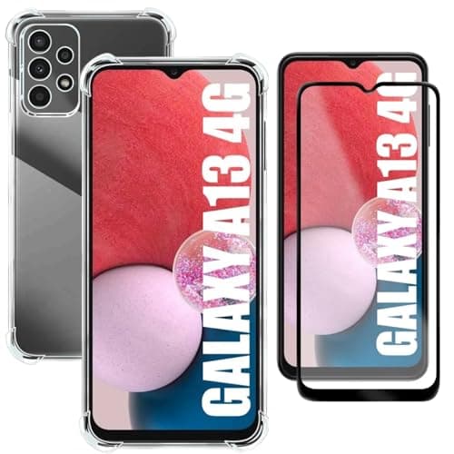Kit Capa Capinha Transparente e Película De Vidro 3D Para Samsung Galaxy A13