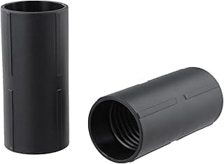 Conectores de mangueira de vácuo pretos para tubo rosqueado