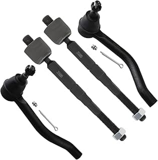 SCITOO Kit de suspensão dianteira com 4 peças extremidade interna da haste de direção externa ajuste 2013-2018 para Nissan Altima 2016-2019 para Nissan Maxima