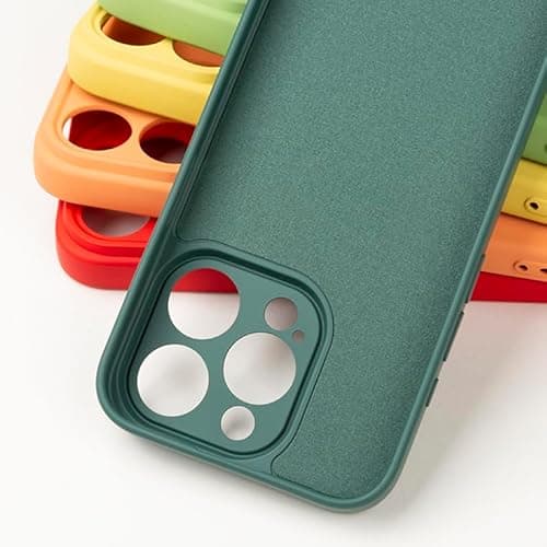 Capa de silicone verde para celular Xiaomi Redmi Note 8 com acabamento em veludo.
