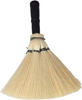 Vassoura Limpa Teto Sisal Natural Limpa Teias E Poeira Luxo