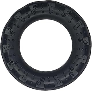 Brinquedo Mordedor Pneu Maciço Preto Cachorro Pet Grande