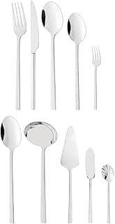 Conjunto de utensílios de mesa Wolff Firenze 35 peças em aço inoxidável