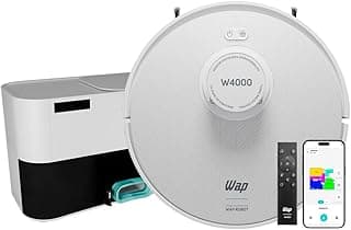 Robô aspirador WAP W4000 com estação autolimpante e MOP giratório