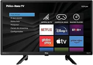 Smart TV 24” Philco PTV24G5YR2CP Roku TV Dolby Audio
