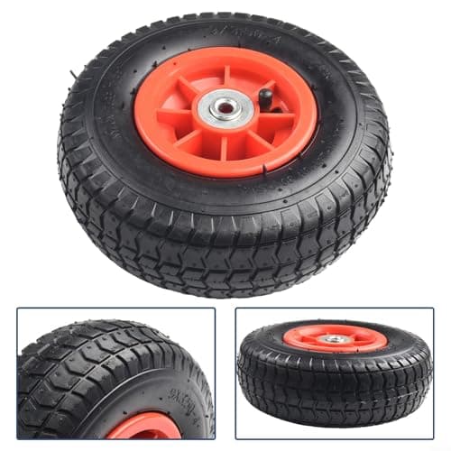 Pneu de borracha para carro elétrico, rodas pneumáticas de veículos infantis, peças de substituição, pneus cheios de ar duradouros, para-bebê-três (1 cm 9 polegadas)