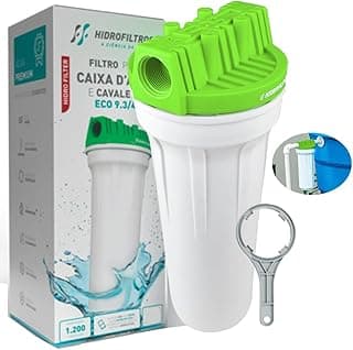 Filtro Hidrofiltros Caixa D'água ou Cavalete 9 3/4 25m Eco branco e verde