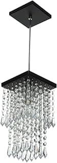 Pendente De Cristal Acrilico Spark Preto Maravilhoso