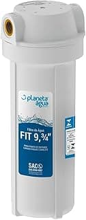 Filtro de água Planeta Água 9,3/4'' Rosca de 3/4', branco