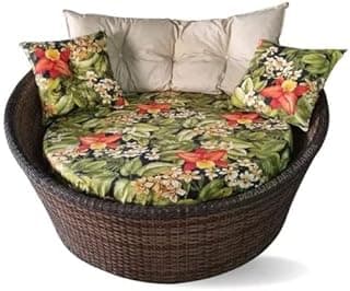 Sofá Poltrona Redonda Chaise Para Area Externa Sacada Jardim