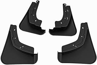 Conjunto de quatro protetores de para-lamas automotivos pretos para Chevrolet Trax 2024