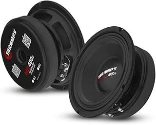 Alto-falantes pretos Taramps 6 polegadas 400s 8 ohms 200W RMS