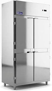 Refrigerador industrial Sebem 700L, quatro portas, aço inoxidável, para cozinha comercial