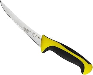 Faca de desossar Mercer Culinary Millennia, curva de 15 cm, amarela e preta