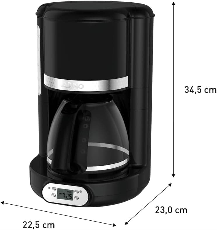 Cafeteira Elétrica Arno Soleil Preta 125L SPFC 220V