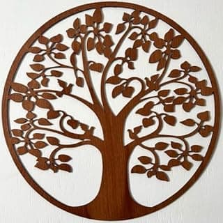 Mandala Decorativa Quadro Árvore Da Vida 60 Cm 3mm