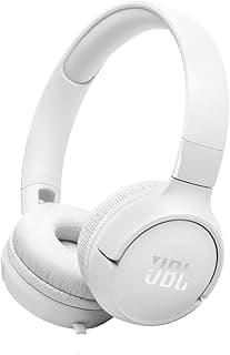 Fones de ouvido intra-auriculares JBL Tune 520 C brancos com design dobrável