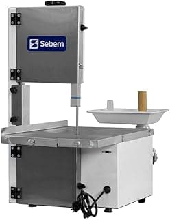 Serra fita para carne e ossos com moedor 3 em 1 de bancada bivolt SEBEM