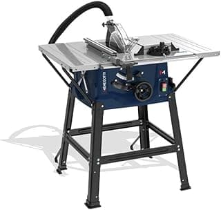 Serra circular de bancada Menegotti MMC 1800W 127V com mesa de corte de metal e sistema de aspiração de pó.