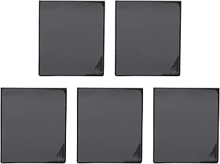 Conjunto de 6 porta-retratos magnéticos pretos em fundo branco