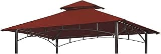 Wonwon Cobertura de Teto de Substituição para Churrasqueira - 12,5 x 20,3 cm, Proteção UV, Repelente à Água, Serviço Pós-Venda Perfeito, Modelo L-GG001PST-F, Cor bege