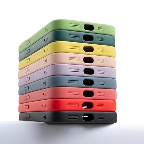 Várias capas de silicone coloridas para celular Xiaomi Redmi Note 8 com acabamento em veludo.