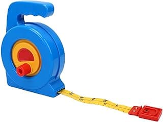Cosiki Fita Métrica Infantil, Fita Métrica Retrátil de 100 Cm Com Alça Ergonômica para Medição Artesanal de Estudo de Matemática (macia)