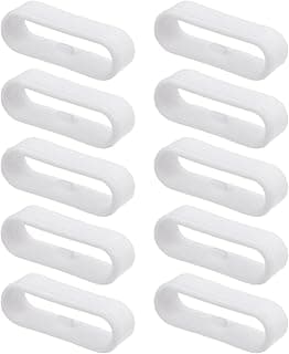 Anéis de substituição de silicone para pulseira de relógio em branco