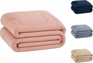 Edredom Percal 400 Fios Grosso Extra Macio Dupla Face Cobertor (Rose, Queen)
