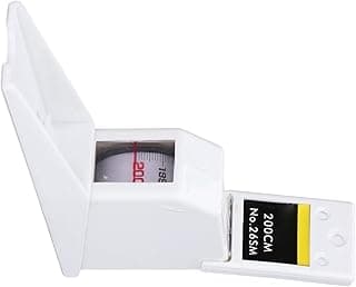 Medidor de Branco de 200 Cm Fita Métrica Retrátil para Fácil Medição Em Casa Altímetro Estatura Montado na Parede para Uso Em Hospitais e Escolas