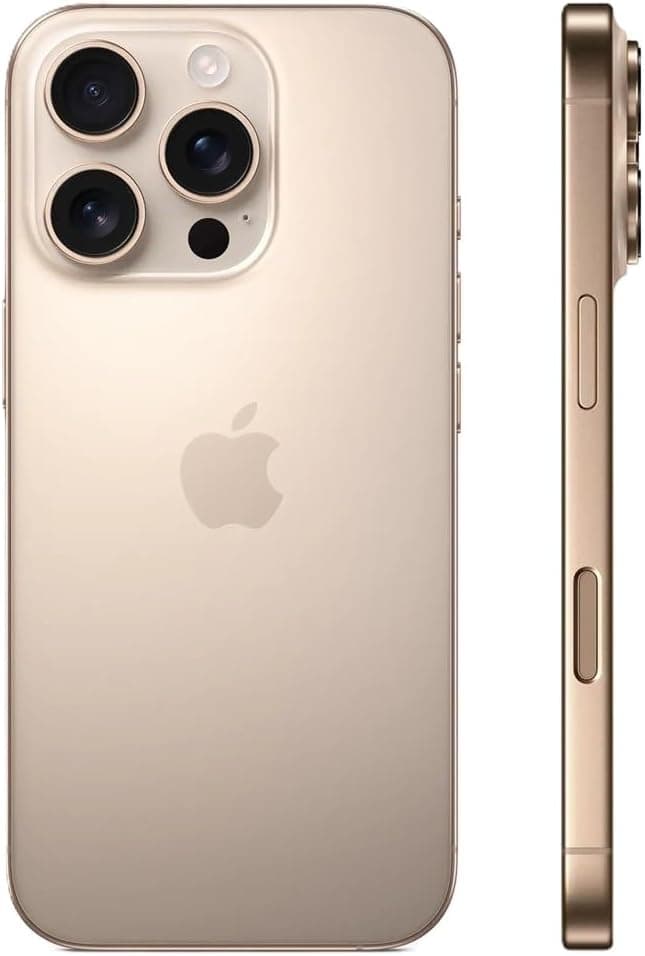 Apple iPhone (Renewed Premium) 16 Pro Max, US Version, 512GB, Desert Titanium - Unlocked