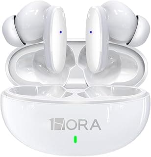 Fone de Ouvido Bluetooth 5.1 1Hora, Fone de Ouvido Sem Fio Aut205 Branco, Design Moderno e Compacto, Áudio Imersivo, Ampla Compatibilidade