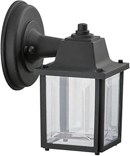 Arandela vintage externa retro parede colonial preta