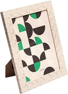 Porta-retrato WOLFF Geometric Cinza 15cm x 20cm com design moderno e formas geométricas.