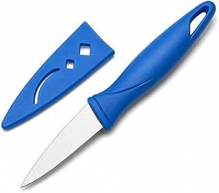 Faca de Cozinha para Legumes em Inox com Capa Protetora Cabo Ergonômico Corte Preciso para Frutas Verduras Utensílio Prático Resistente Premium