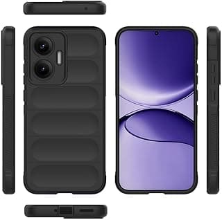 Capa protetora de silicone macio TPU preta para smartphone Xiaomi Poco F7 5G e Redmi Turbo 4 Pro 5G