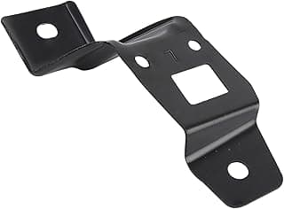 Suporte inferior do para-lama automotivo preto em metal de alta resistência
