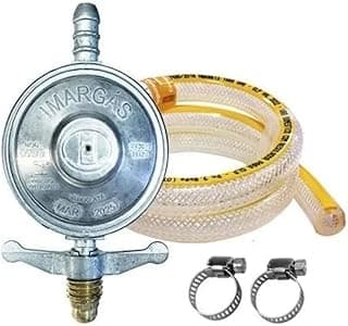 Kit completo de instalação de gás cozinha com regulador IMARGAS, mangueira e acessórios