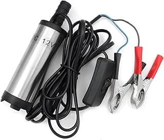 Bomba de abastecimento 12V 18W para diesel e água com cabos e conectores
