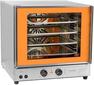 Forno elétrico profissional Titã laranja com 4 assadeiras e tecnologia de rápido aquecimento