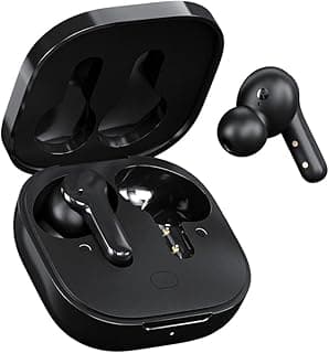 Fone de ouvido sem fio QCY T13 TWS Bluetooth 5.1 com 4 microfones Touch Control IPX5 à prova d'água 40 horas de tempo de reprodução (Preto)