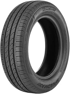 Pneu Speedmax Aro 14 Comfort 185/70R14 88H - preto com sulcos profundos