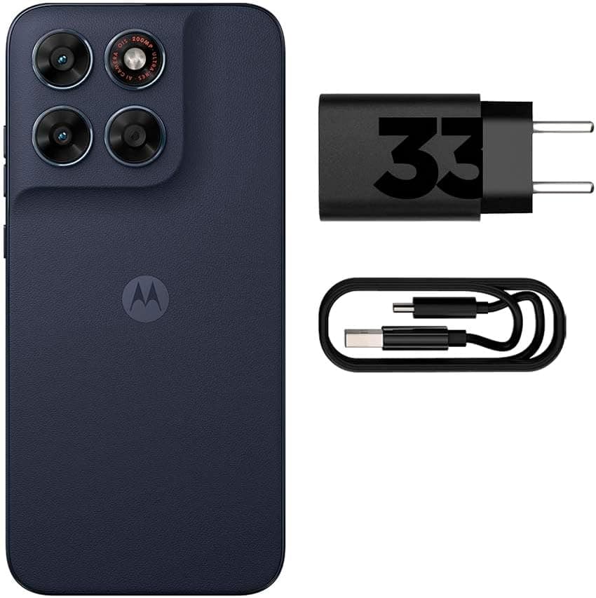 Smartphone Motorola Moto G Max 5G - 256GB 24GB (8GB RAM + 16GB RAM Boost), câmera 200MP, OIS, Tela 1.5K extreme AMOLED 120hz, IP68 e IP69 - Grafite