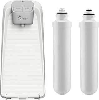 Purificador de água Midea Slim Pure branco com dois filtros de reposição