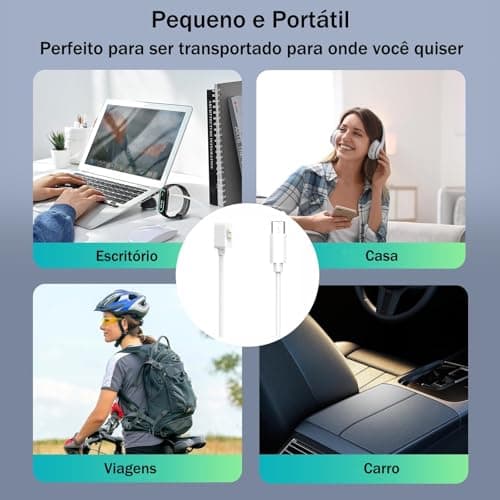 Cabo HAOZHI pequeno e portátil, ideal para carregar Xiaomi Mi Band em escritório, casa e viagens.