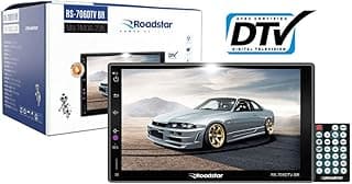 Multimídia MP5 2 din 7 pol Espelhamento Android e iOS Bluetooth/Radio/USB/Micro SD Tela Full Touch Roadstar - RS706DTVBR